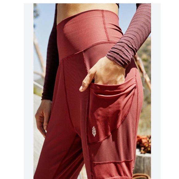 FP Movement Free People Take A Hike Harem Cargo Rust Medium - Picture 3 of 10